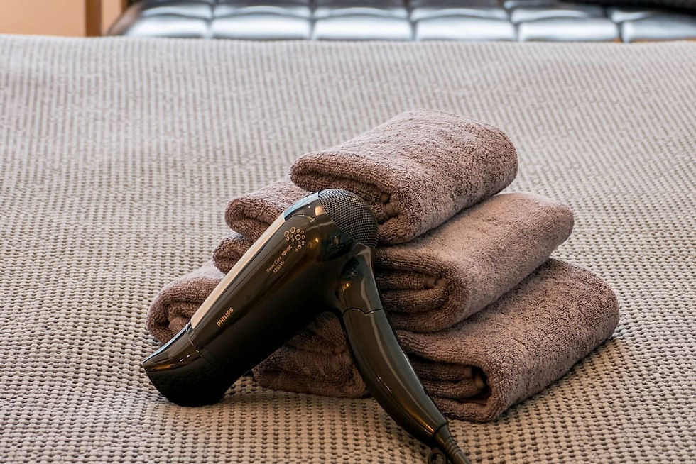 TOWEL & HAIR DRYER