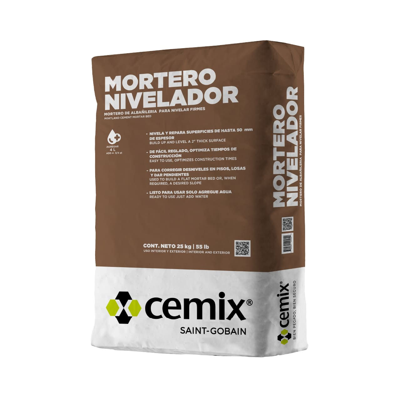 CEMIX MORTERO NIVELADOR 25 KG