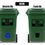 Thumbnail: Custom Trashcan Decal Kit - Black