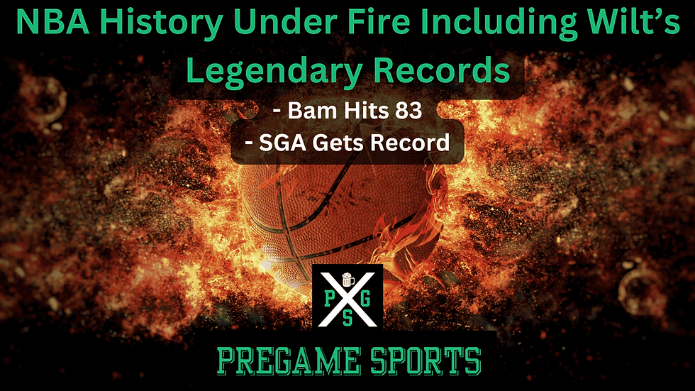 NBA History Under Fire Including Wilt’s Legendary Records