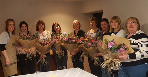 Hand tied bouquet workshop