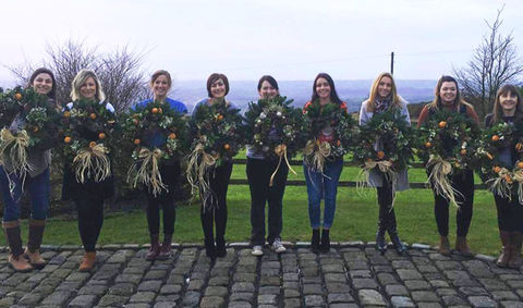 Christmas wreath workshop