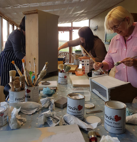 Furniture painting workshop