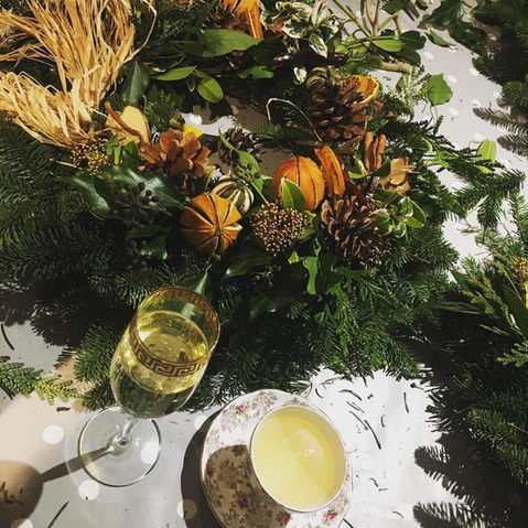 Christmas wreath workshop