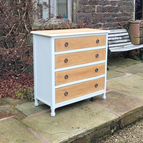 Furniture painting commission
Chest of drawers painted with Frenchic Dazzle Me