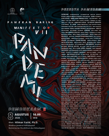 MANIFESTO VII Pandemi, Group Exhibition, 2020, National Gallery of Indonesia, Syaura Qotrunadha