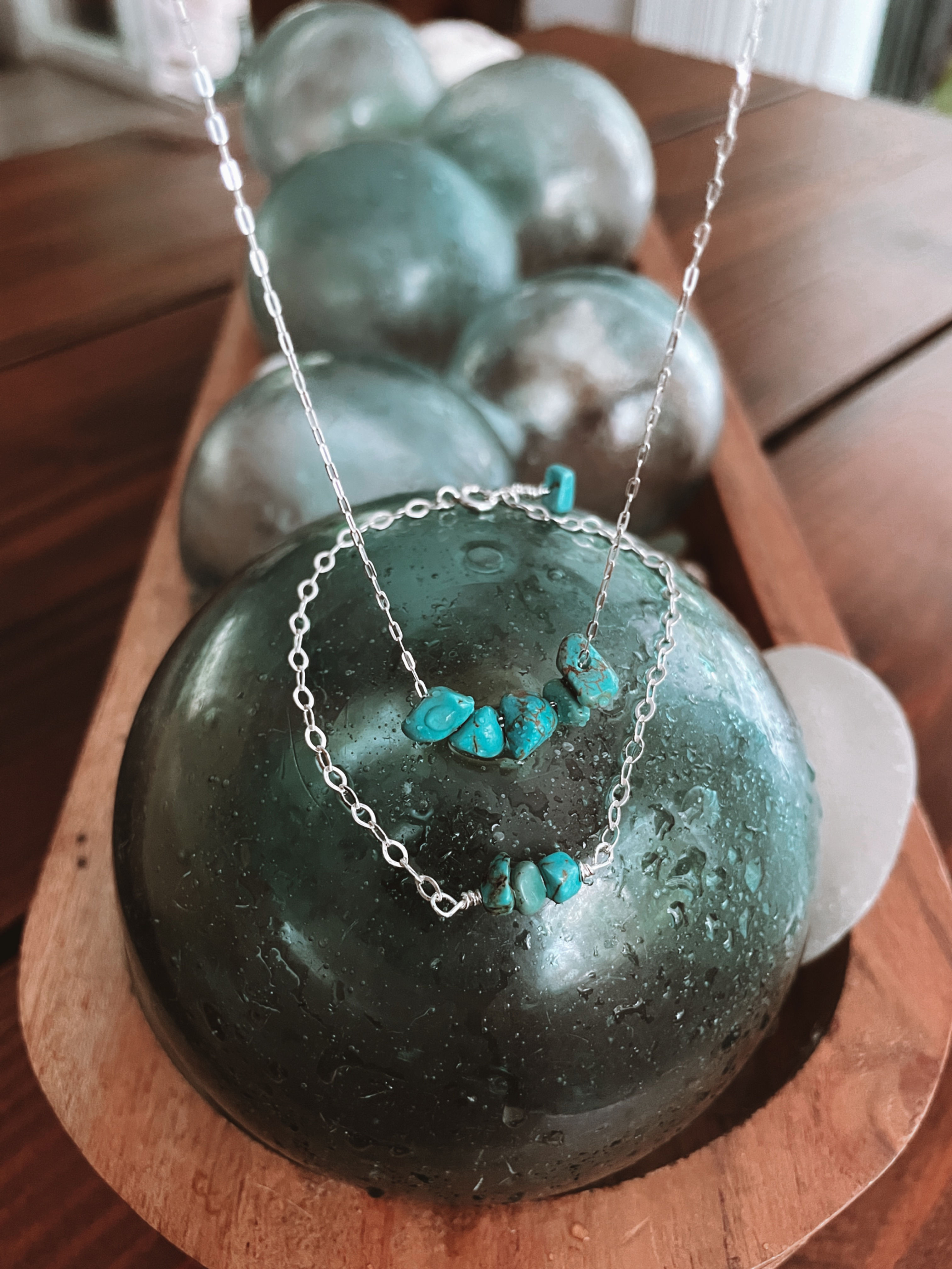 Turquoise Floating Necklace