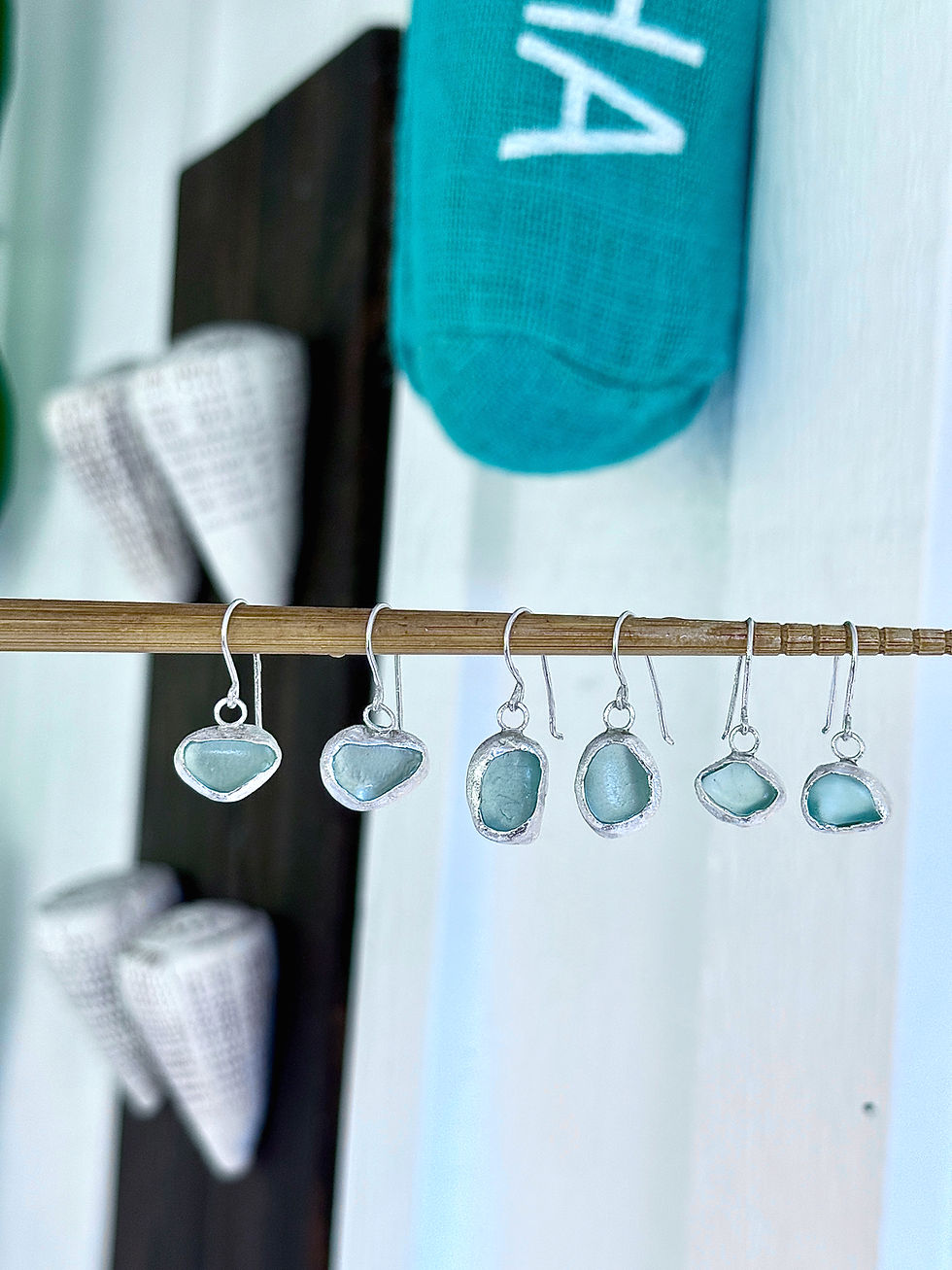 Thumbnail: Ocean Kissed Sea Glass Earrings