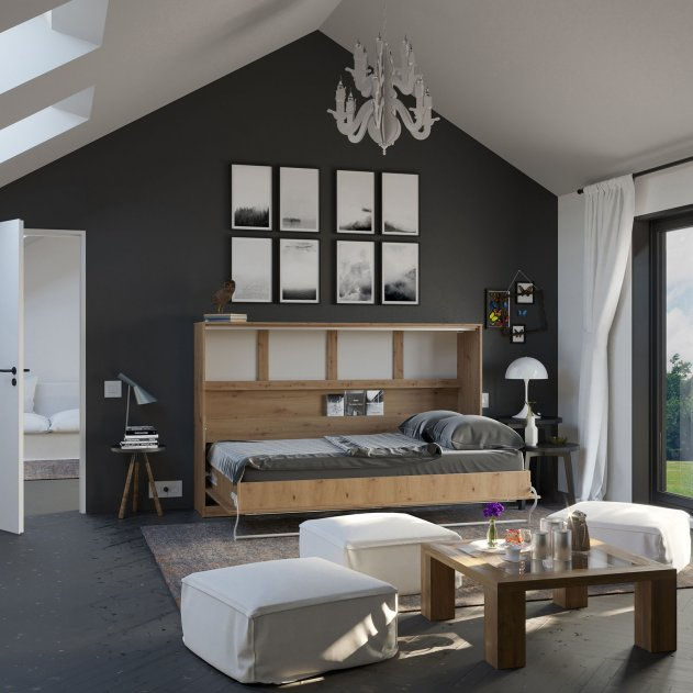 Thumbnail: SMARTBett H opklapbed 120 X 200