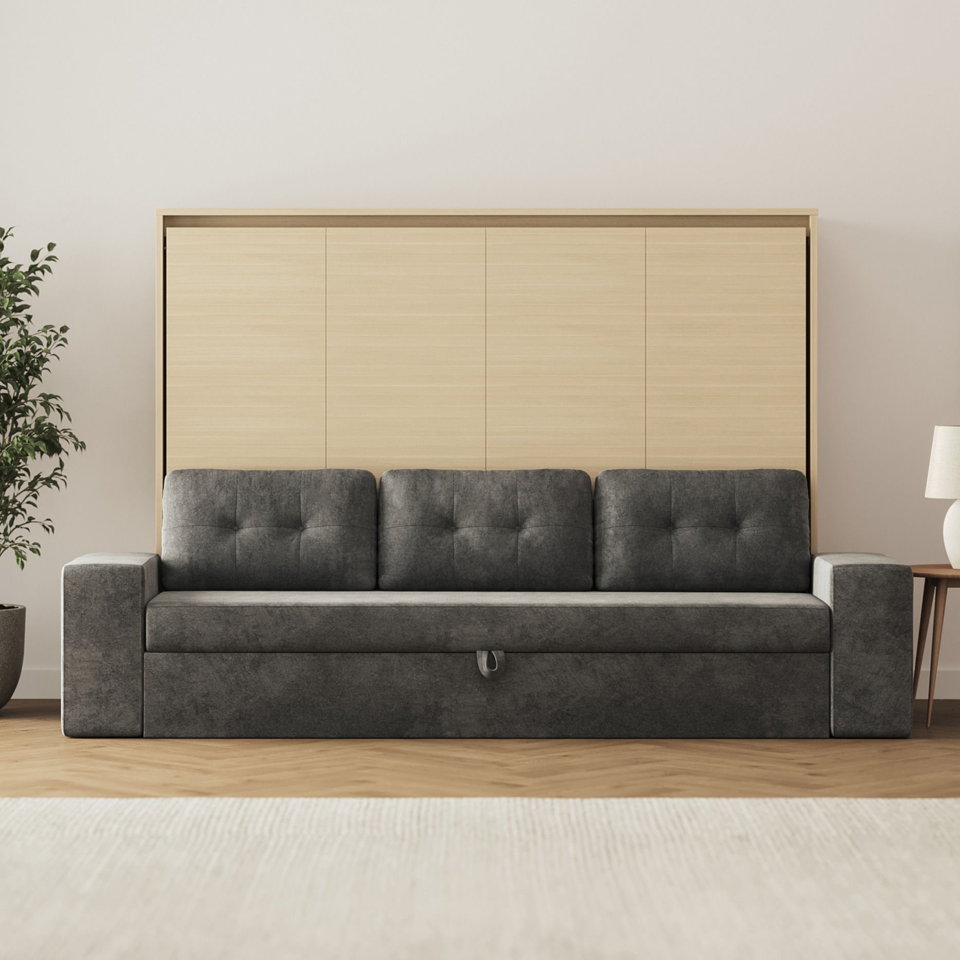 SMARTBETT M2 H opklapbed 140 x 200 met zitbank