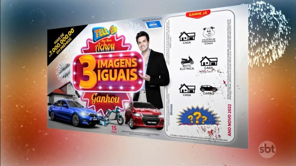 2° SORTEIO DA TELE SENA DE ANO NOVO 09/01/2022 - MAIS E MENOS PONTOS