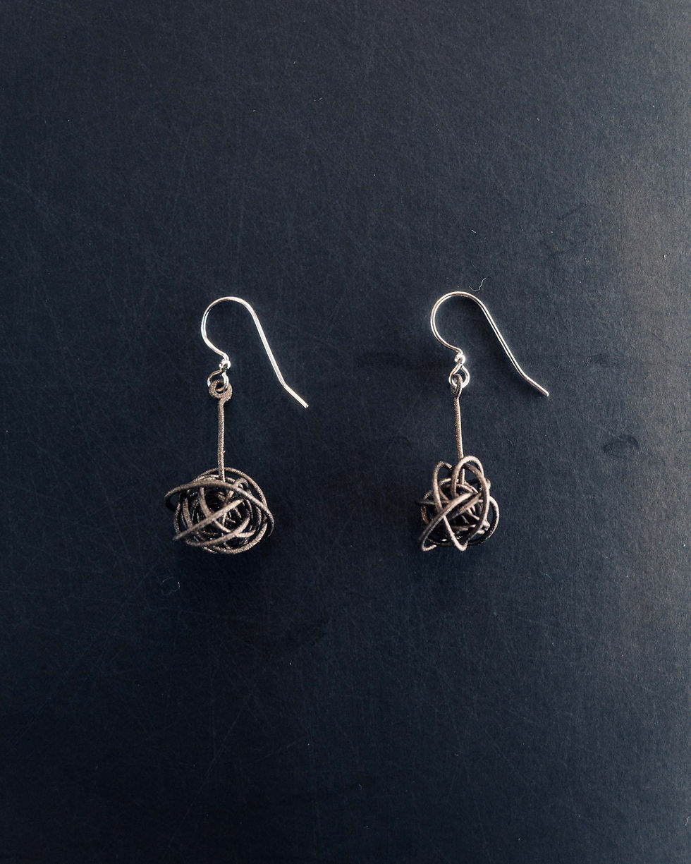 Thumbnail: Single Knot - Earrings