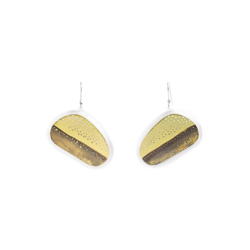 Thumbnail: Sunset - Small Pebble Earrings
