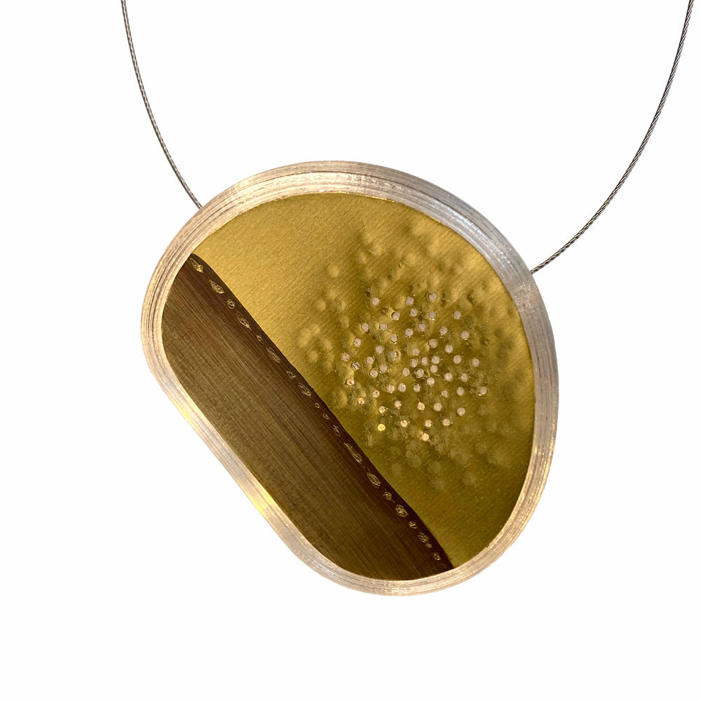 Sunset - Large Pebble Necklace