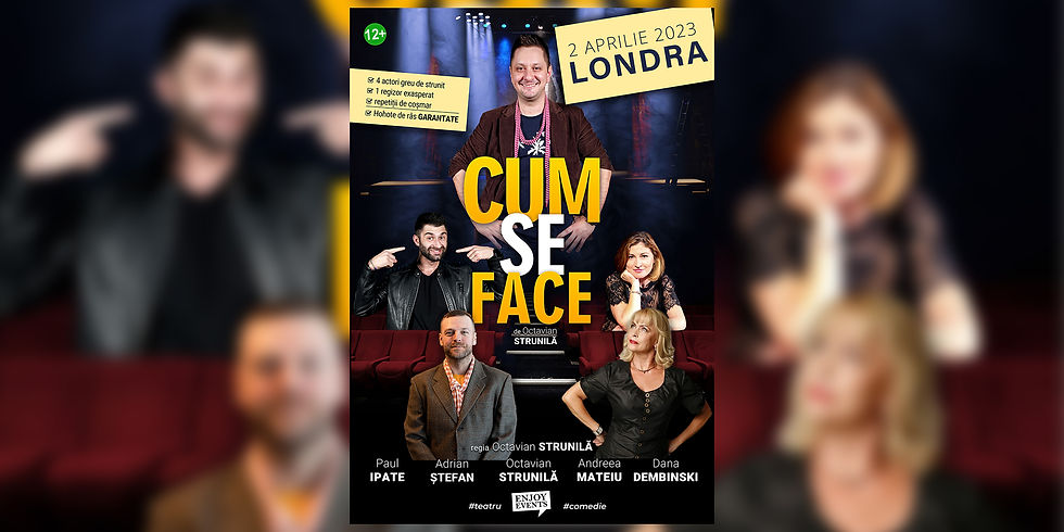 Londra, teatru, comedie: "Cum se face" | 02.04.2023
