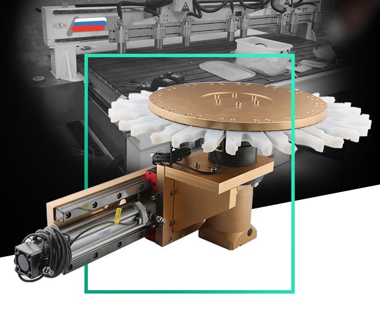 Thumbnail: Automatic tool change of spindle CNC milling cutter
