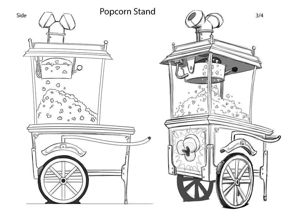 Goofy's Popcorn Stand