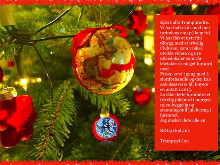 Julehilsen fra Trampsjef Jon