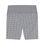 Thumbnail: Workout Shorts with Uplifting Floral Design - Dark Grey and White
