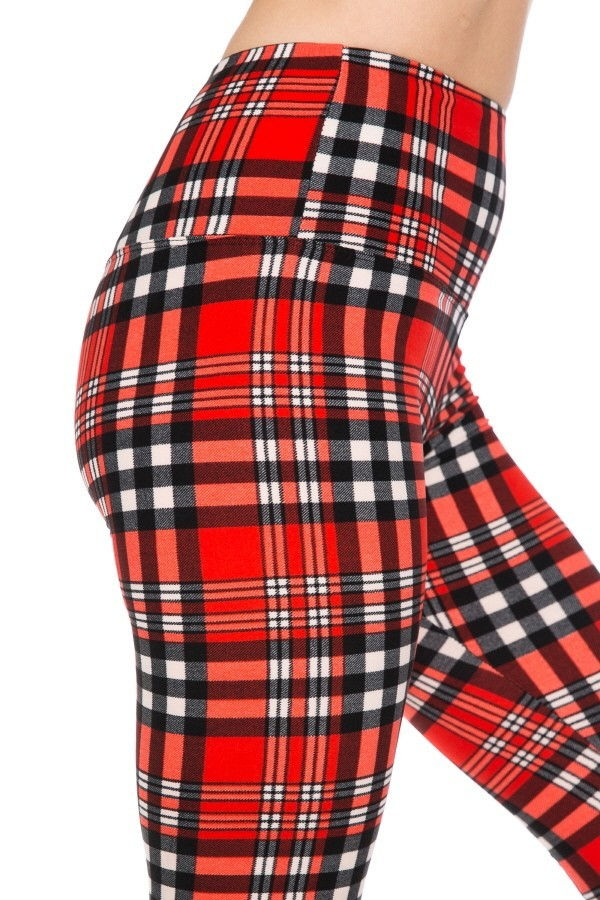 Thumbnail: 5-inch Long Yoga Style Banded Lined Tie Dye Printed Knit Legging With High W...