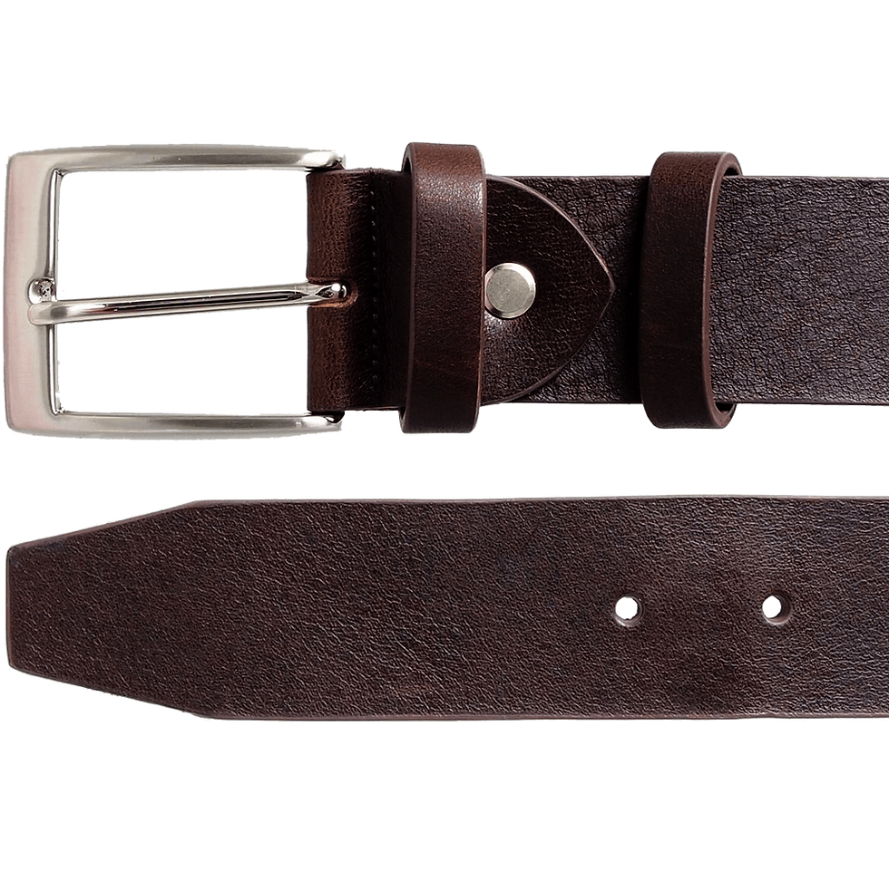 Thumbnail: 40 Mm Bridle Leather Belt Brown