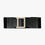 Thumbnail: Wide Elastic Black Belt With Rhinestone Details