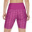Thumbnail: Workout Shorts with Uplifting Floral Design - dark purple
