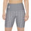 Thumbnail: Workout Shorts with Uplifting Floral Design - Dark Grey and White
