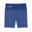 Thumbnail: Workout Shorts with Uplifting Floral Design - Navy Blue and White