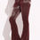 Thumbnail: Velvet Pu Flared Pants