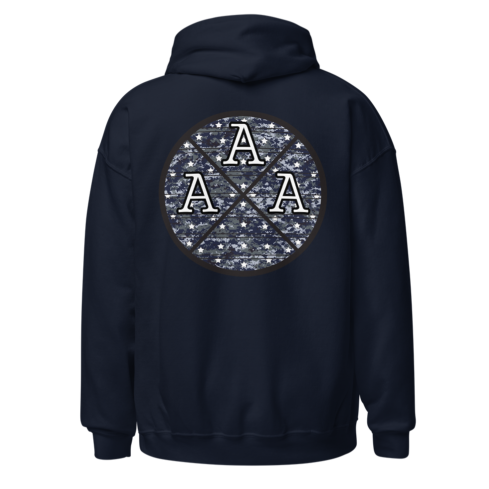 Thumbnail: Three A's Logo - Camo Line - NWU Type 1 - Hoodie