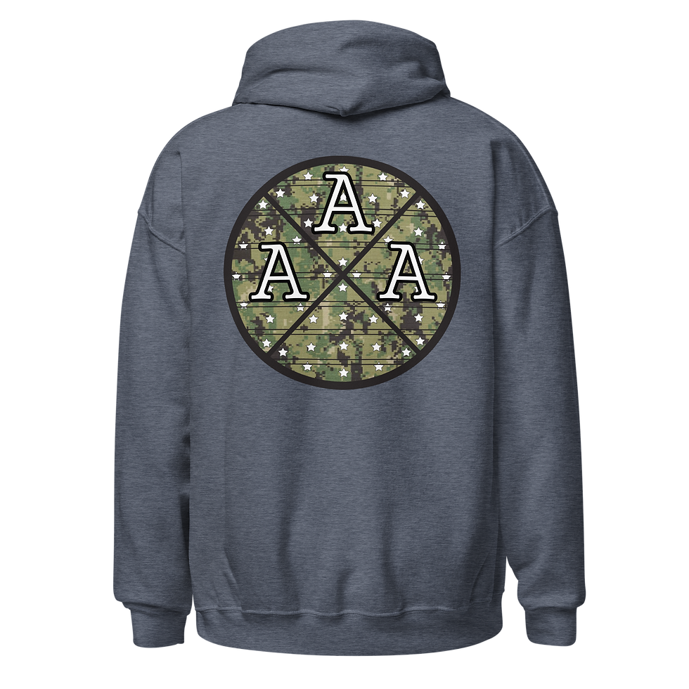 Thumbnail: Three A's Logo - Camo Line - NWU Type 3 - Hoodie