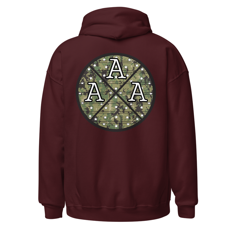 Thumbnail: Three A's Logo - Camo Line - NWU Type 3 - Hoodie