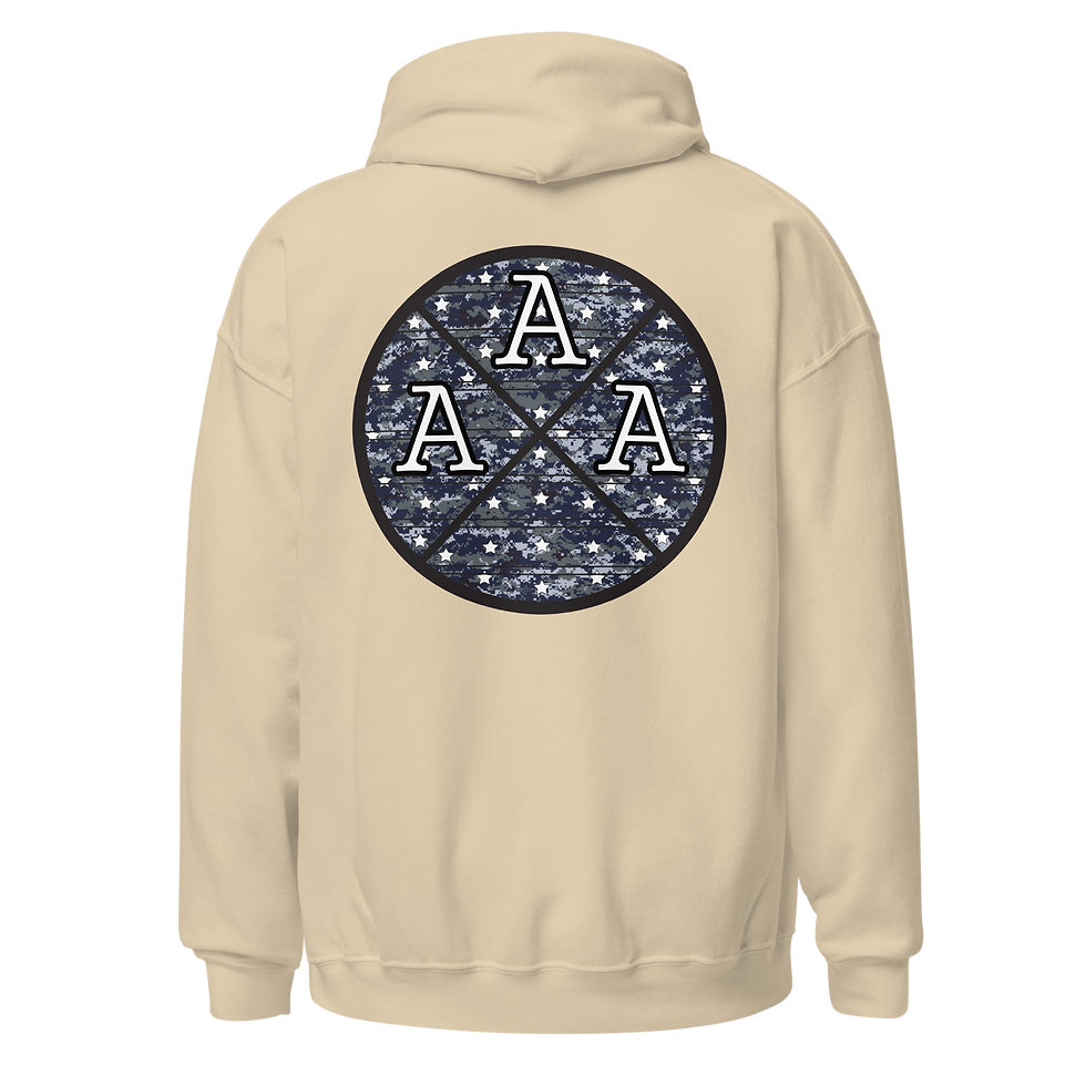 Thumbnail: Three A's Logo - Camo Line - NWU Type 1 - Hoodie