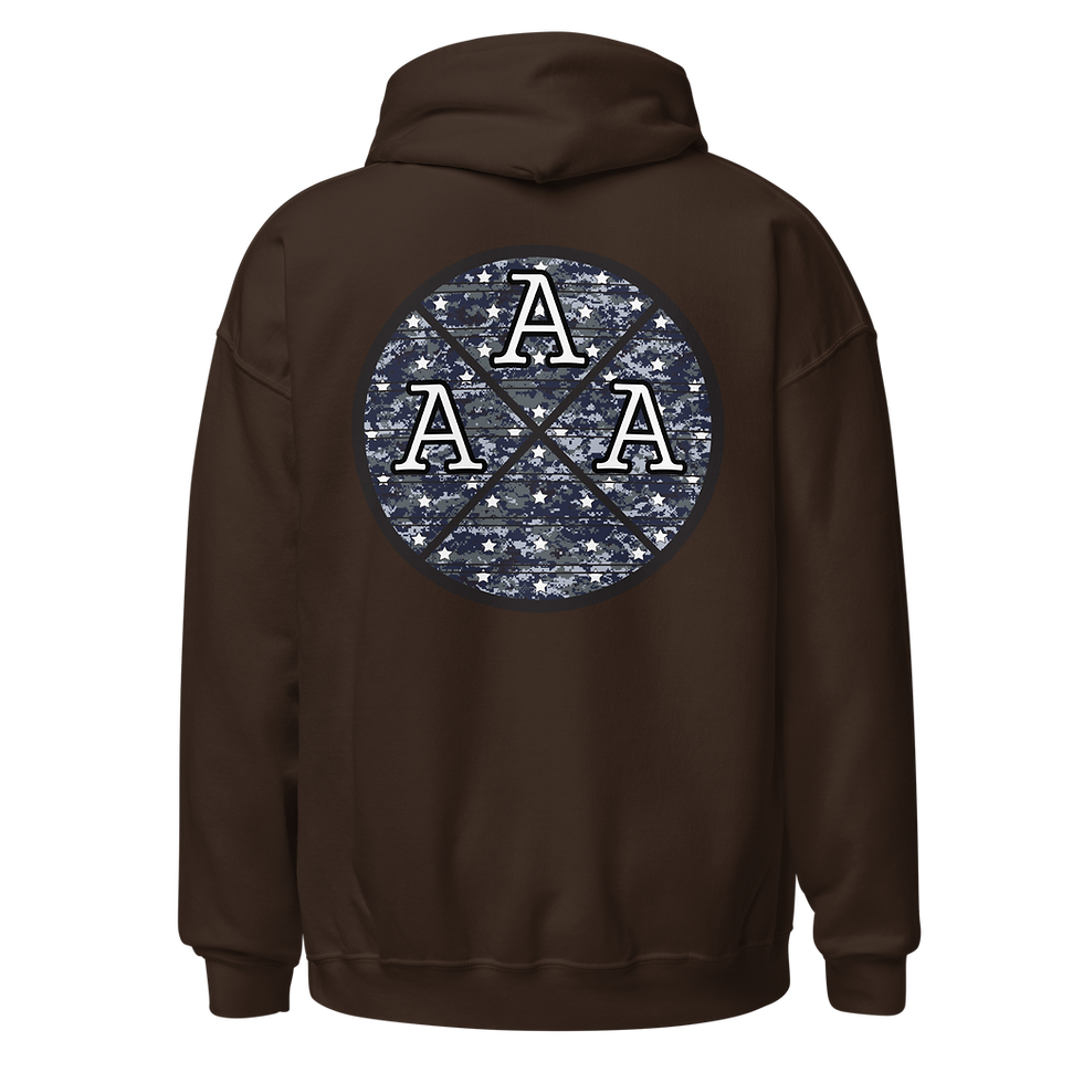 Thumbnail: Three A's Logo - Camo Line - NWU Type 1 - Hoodie