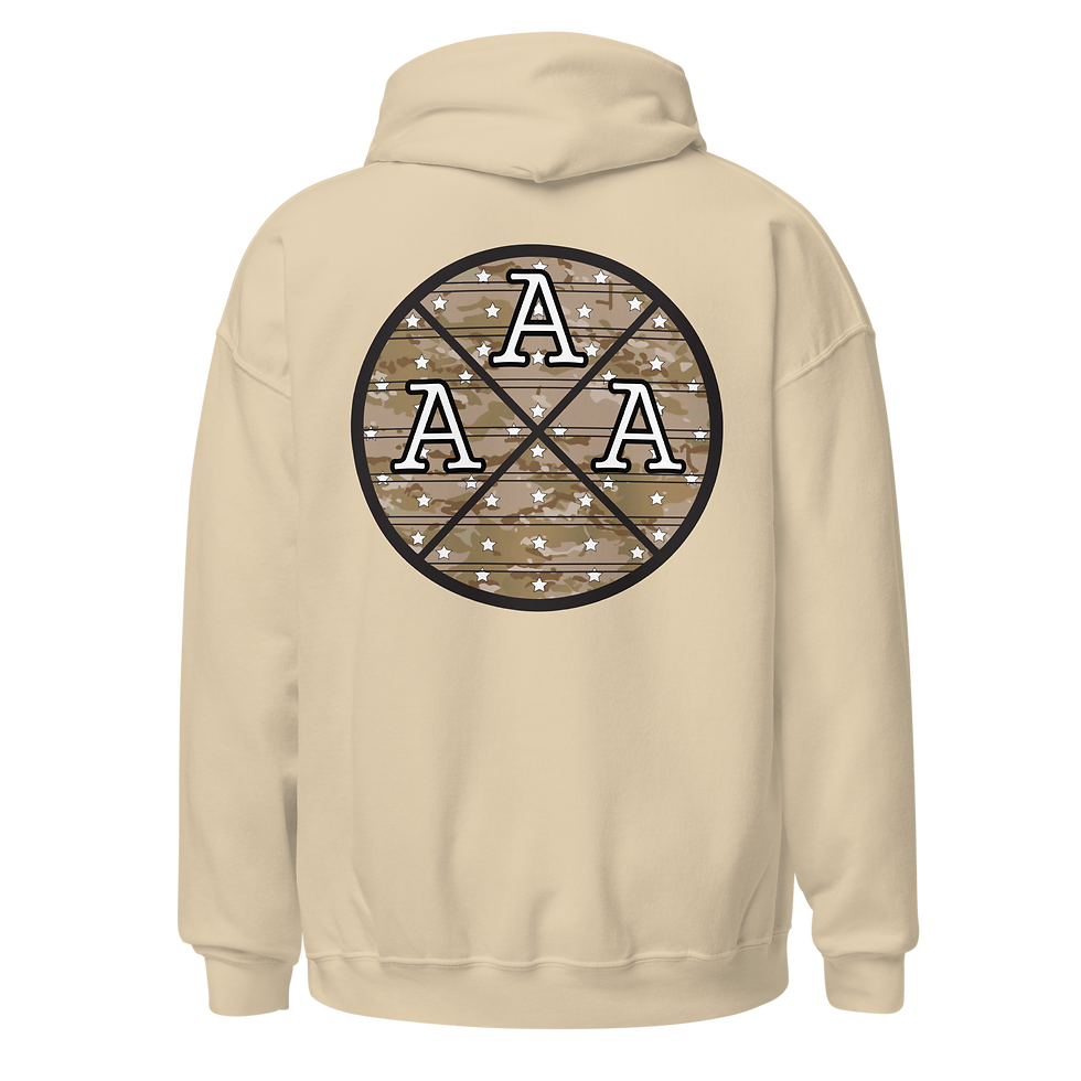 Thumbnail: Three A's Logo - Camo Line - Multicam Arid - Hoodie