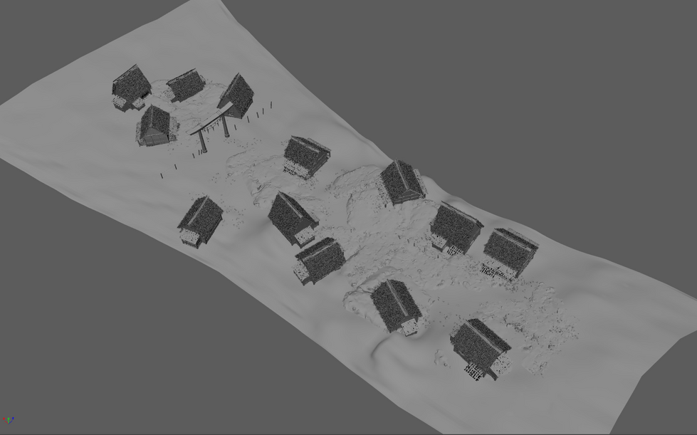 Set-dress top view