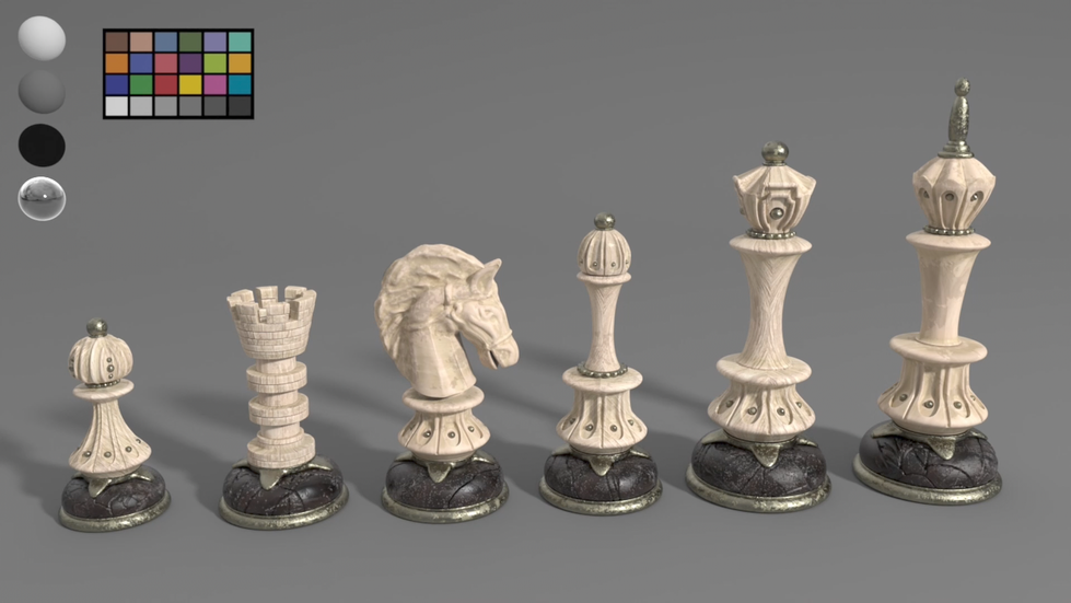 White pieces