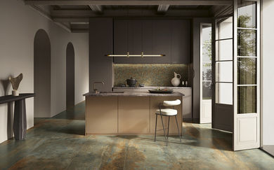 Metallic Indoor Floor Tiles