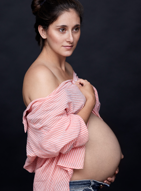 Zwangerschapsshoot fotostudio Leuven