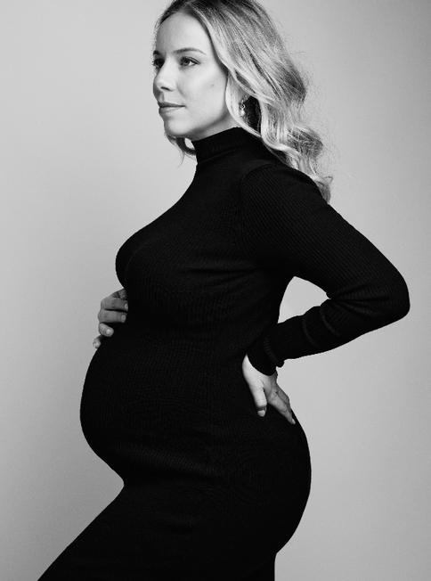 Zwangerschapsshoot fotostudio Leuven