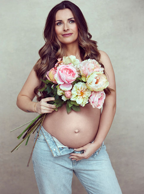 Zwangerschapsshoot fotostudio Leuven