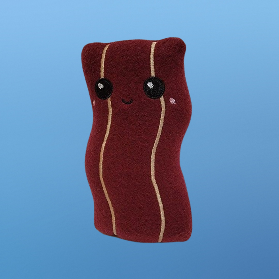 Thumbnail: Small Cute Kawaii Bacon Plush