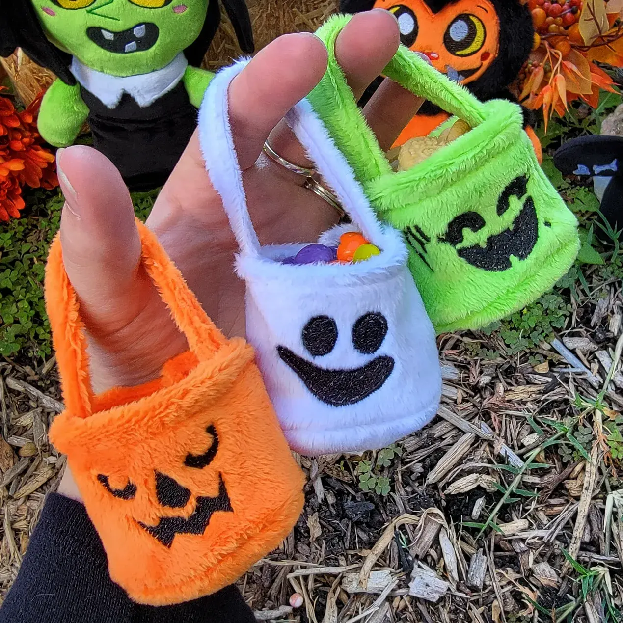 Halloween Buckets Plush Accessory