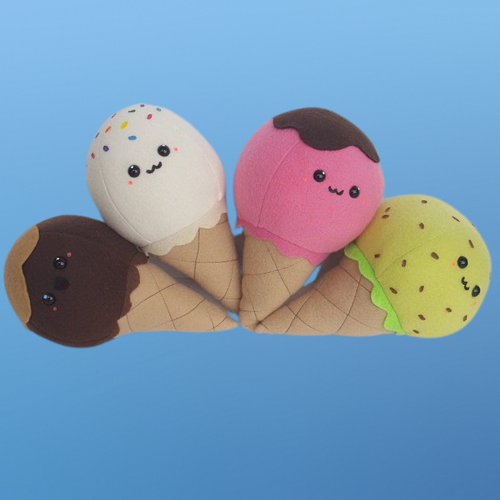 Thumbnail: Kawaii Ice Cream Cone Plush