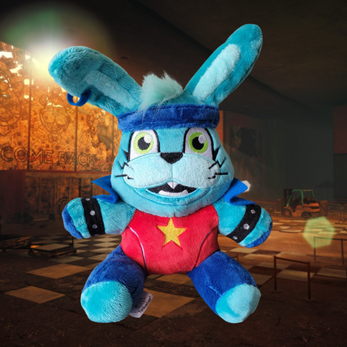 Glamrock Freddy Funniest Stuffed Animals Glamrock Bonnie Plush, Five Nights  At Freddy's Security Breach