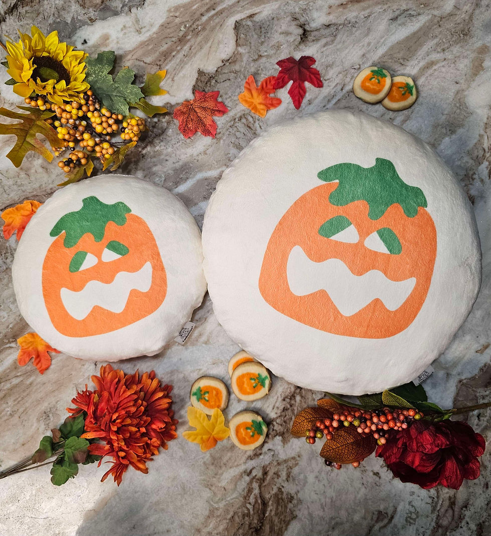 Thumbnail: Giant Halloween Sugar Cookie Plush | Pumpkin & Ghost | Break & Bake Coo