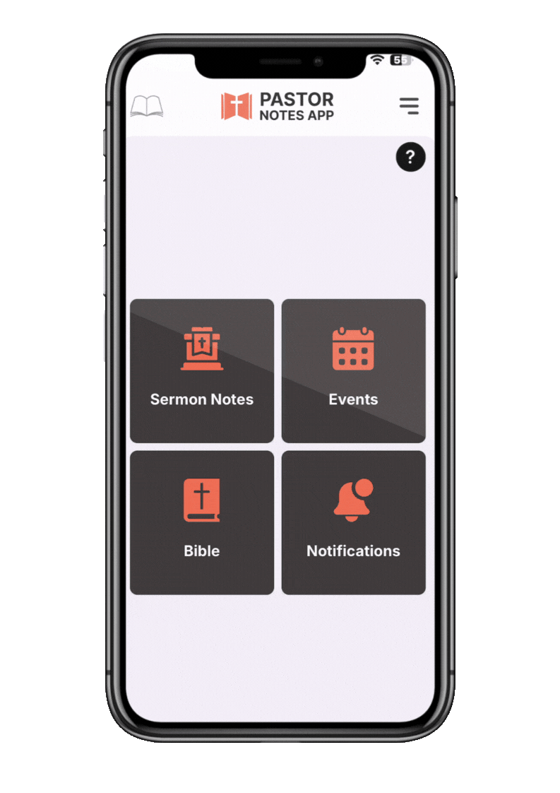 How to create a sermon note