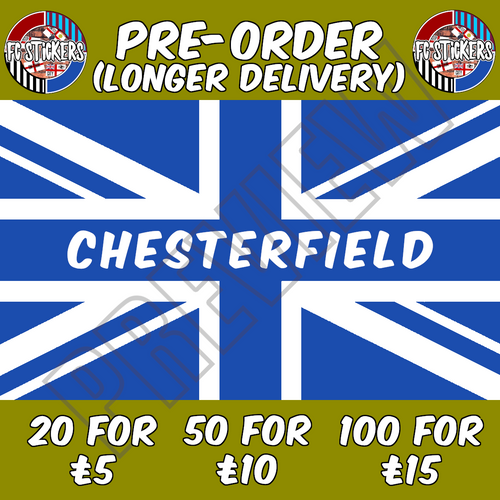 Chesterfield Union Jack | FC Stickers
