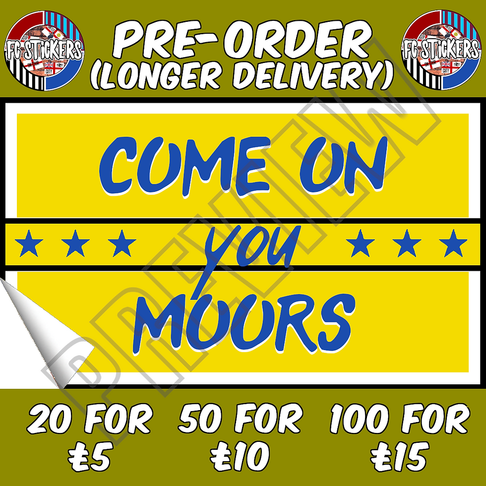 Come On You Moors Only Fools